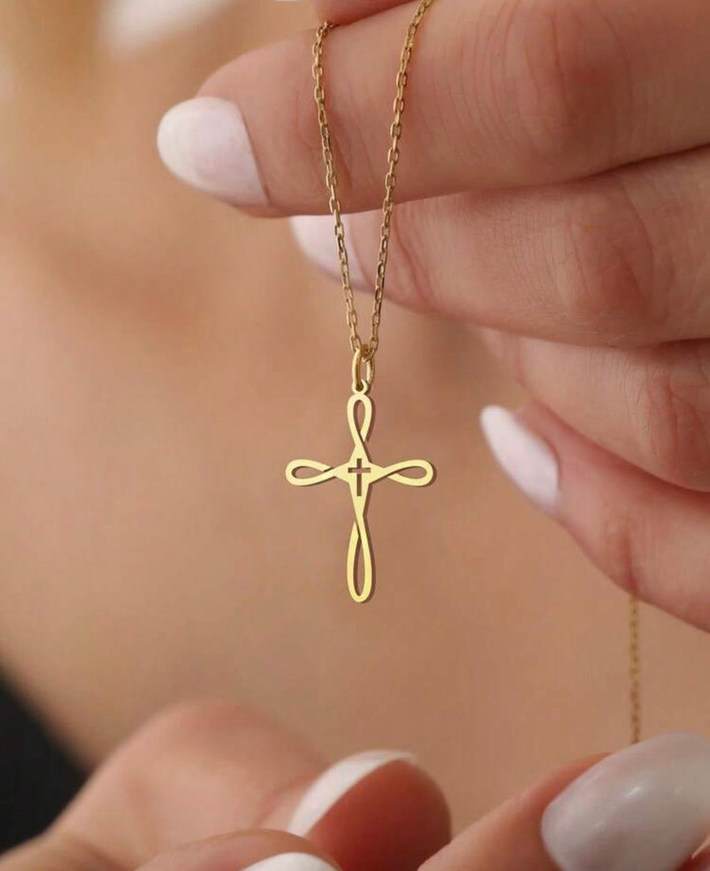 #3 & #4 chaîne pendentif en croix